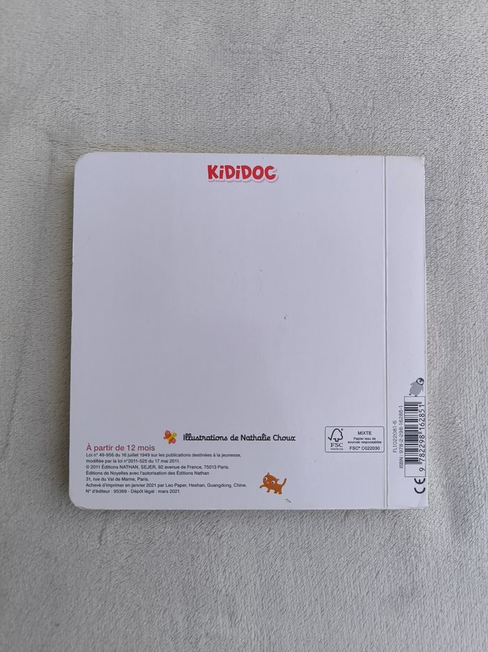 Livre Mon imagier des bébés animaux Kididoc Nathan - photo numéro 3