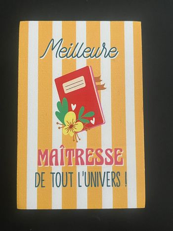 Pot à crayons « Meilleure maitresse de tout l’univers »