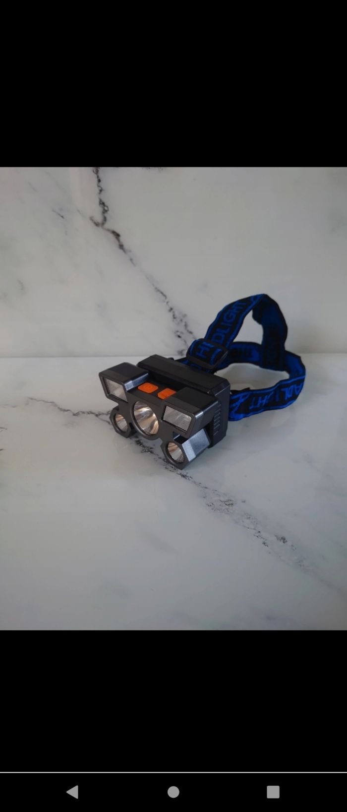Lampe frontale LED ultra puissante rechargeable – multi modes - photo numéro 9