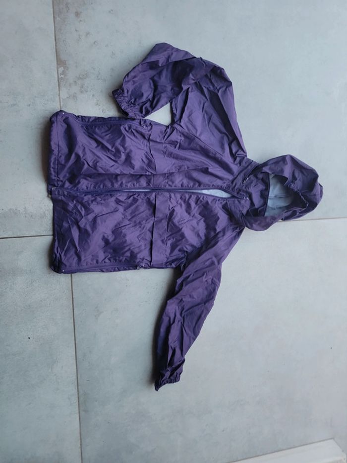 Imperméable violet fille taille 8 ans - photo numéro 2