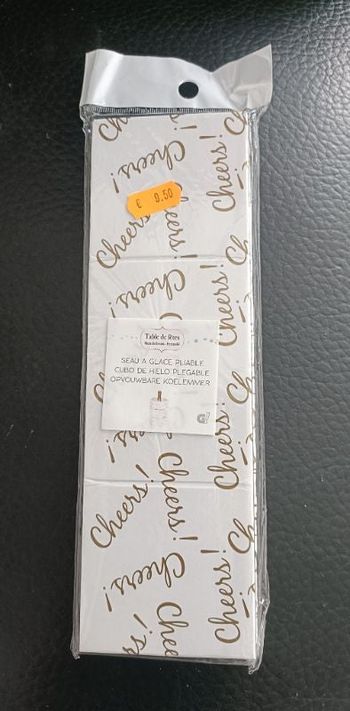 Seau à glace pliable