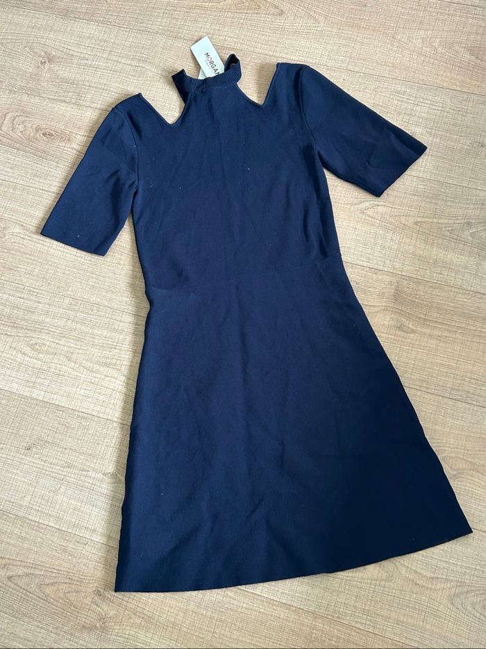 Robe pull bleue marine neuve Morgan taille M (valeur 70€) - photo numéro 8