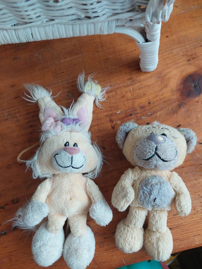 #P1 - Lot de 2 petites peluches Diddle Pimboli et Mimihopps - photo numéro 2