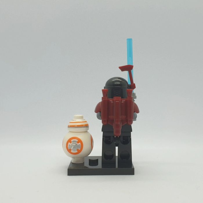 🌠 Figurine Star Wars The Clone Wars - Obi-Wan Kenobi Armure Mandalorienne avec BB-8 - (Style Lego) 🌠 - photo numéro 5