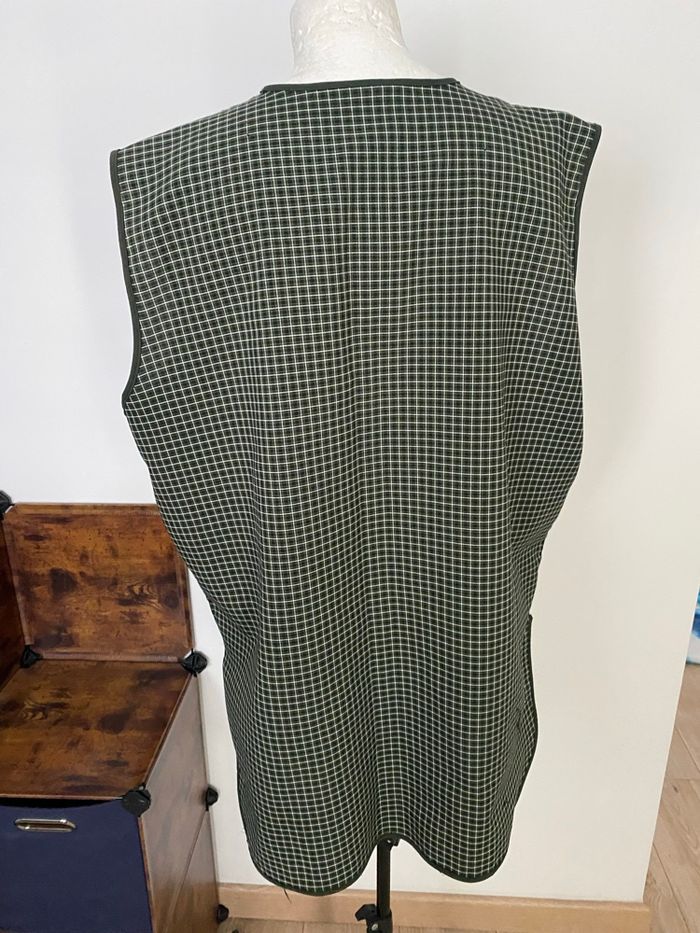 Haut sans manches vert quadrillé – Taille 50 – Confort & style intemporel - photo numéro 2