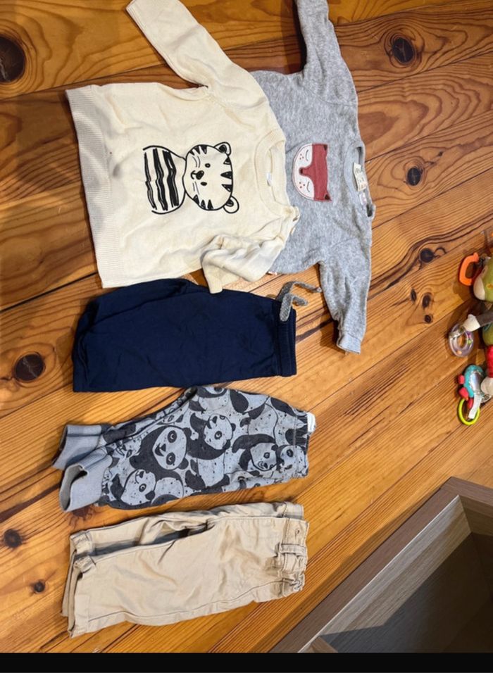 Lot vêtements bébé garçon mi saison