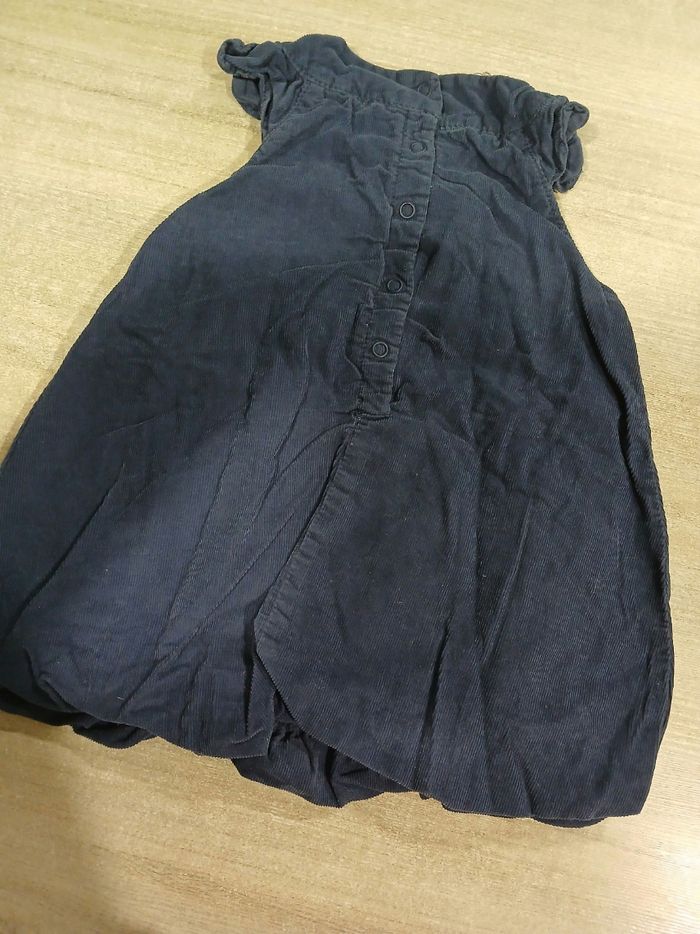 Robe boule sans manches en velours - photo numéro 5