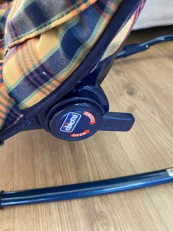 Transat balancelle chicco vintage style écossais - photo numéro 7