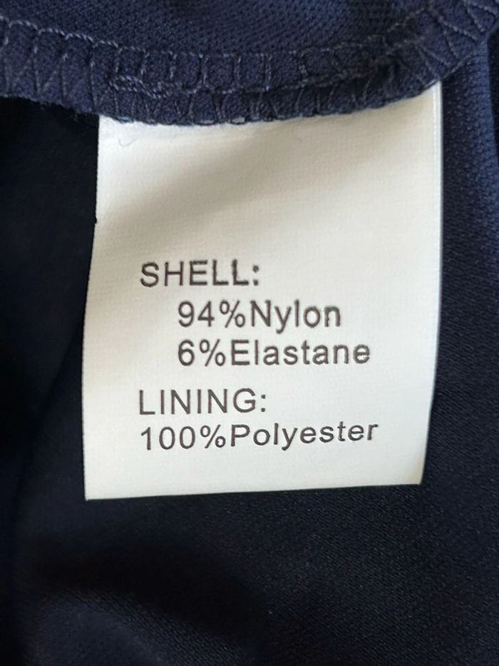 Robe longue de soirée bleu foncé taille M - photo numéro 7