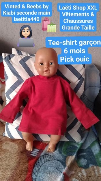 Tee-shirt 6 mois garçon