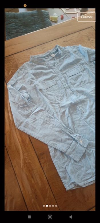 Chemise manches longues 14 ans