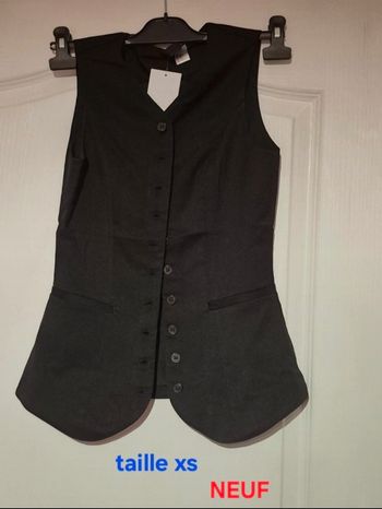 Gilet costume sans manche femme taille xs