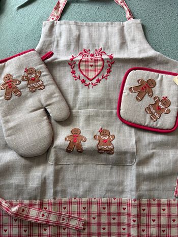 Tablier de cuisine et manique enfant 