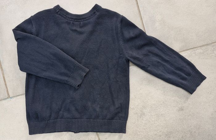 Gilet col V bleu marine Kiabi 3 ans - photo numéro 3