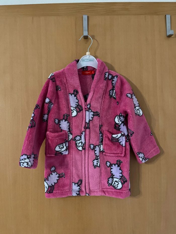 Gilet long polaire mouton 2 ans