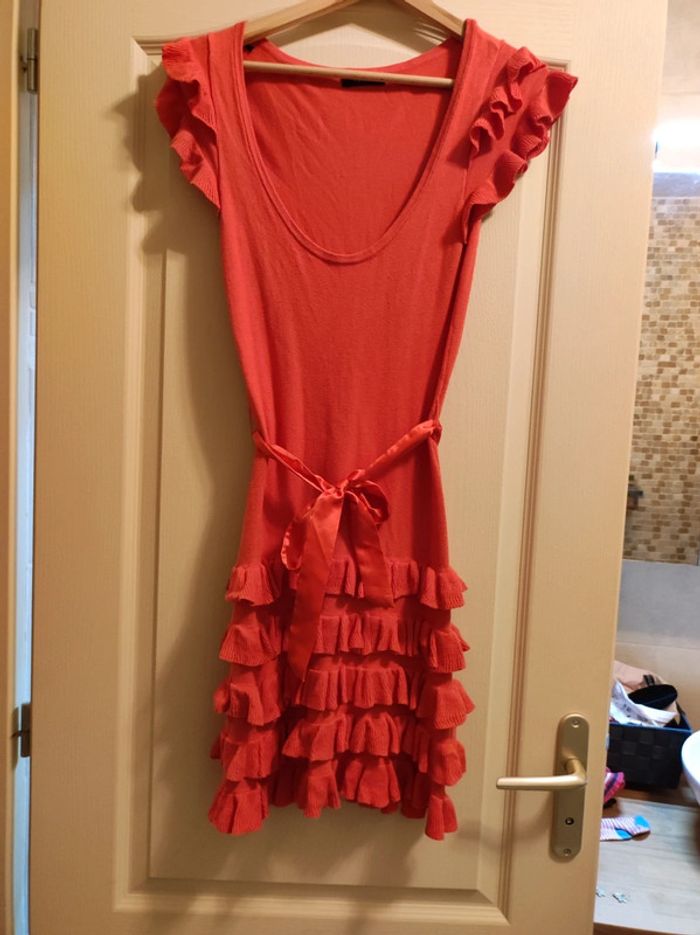 robe pull corail