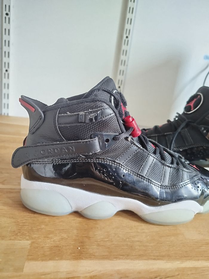 Basket Nike Jordan 6 Rings rouge et noir - photo numéro 5