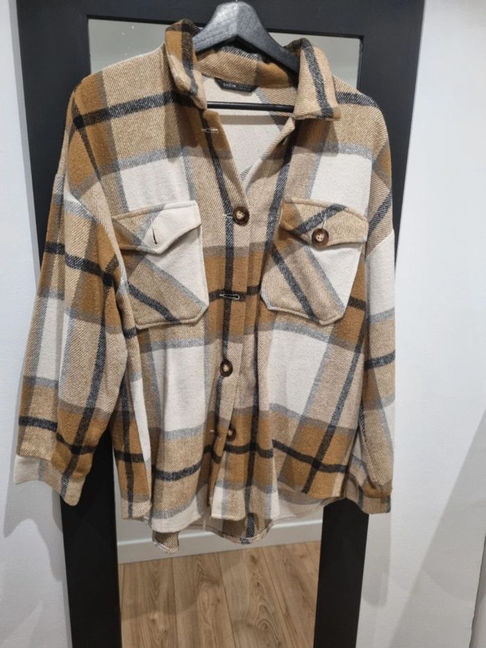 veste taille M carreaux
