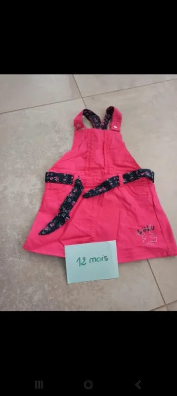 Robe lulu castagnette 12 mois