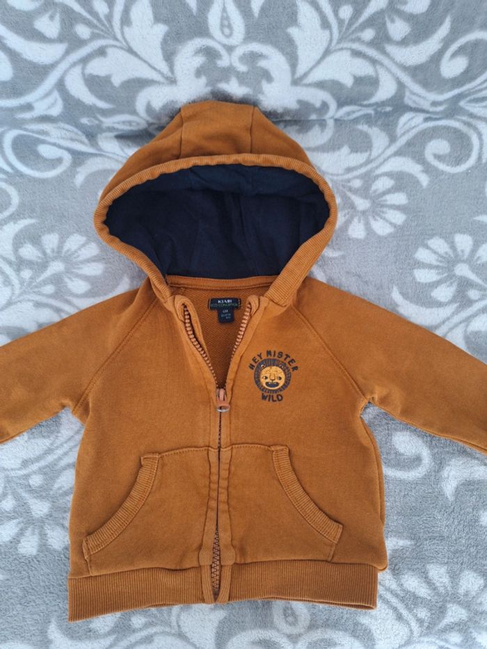 Veste zippée 6 mois Kiabi - photo numéro 2