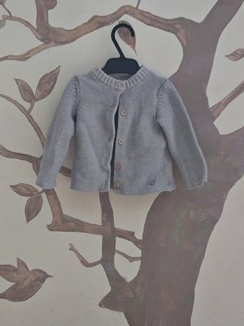 Gilet 100% coton 3 mois bebe