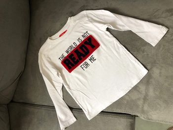 Tee shirt blanc motif