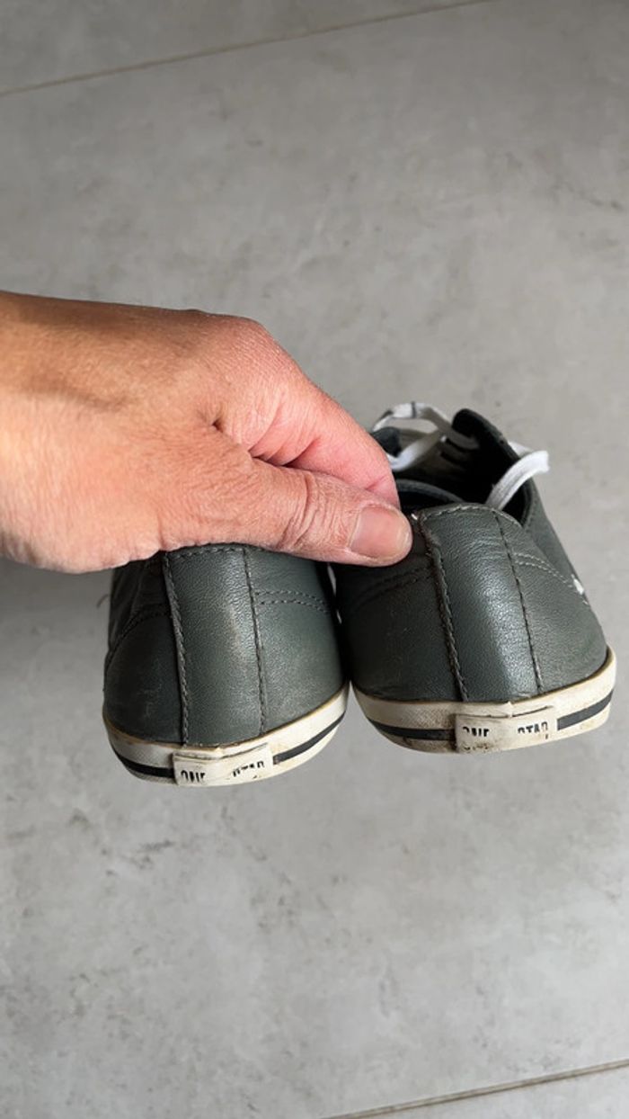 Converse en cuir mixte - photo numéro 4