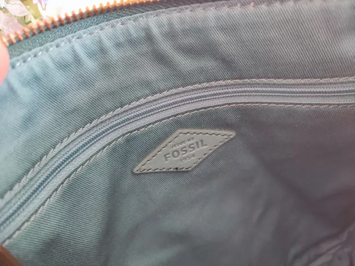 Sac bandoulière en cuir turquoise - photo numéro 11