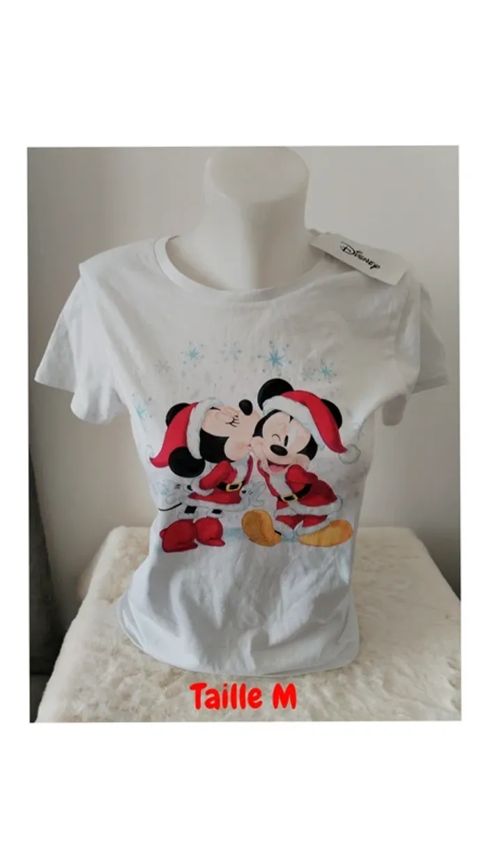 Tee shirt Mickey et Minnie taille M Promo