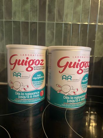 Lot de 2 boîtes Guigoz AR