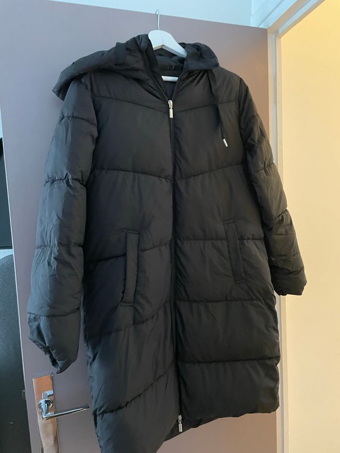 Doudoune longue noire