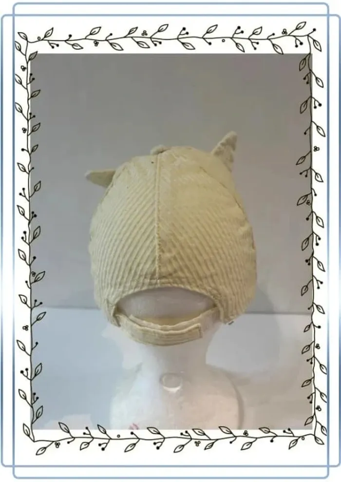 Casquette jaune clair Sergent Major, taille 52cm - photo numéro 3