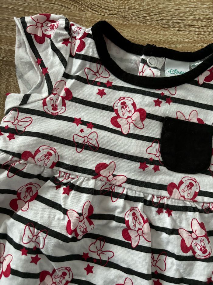 Robe rayures Minnie DISNEY t.3m - photo numéro 2