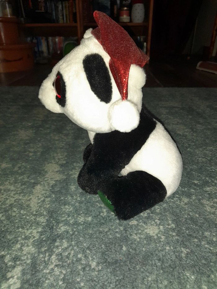 Lot peluche panda Noël TY - photo numéro 3