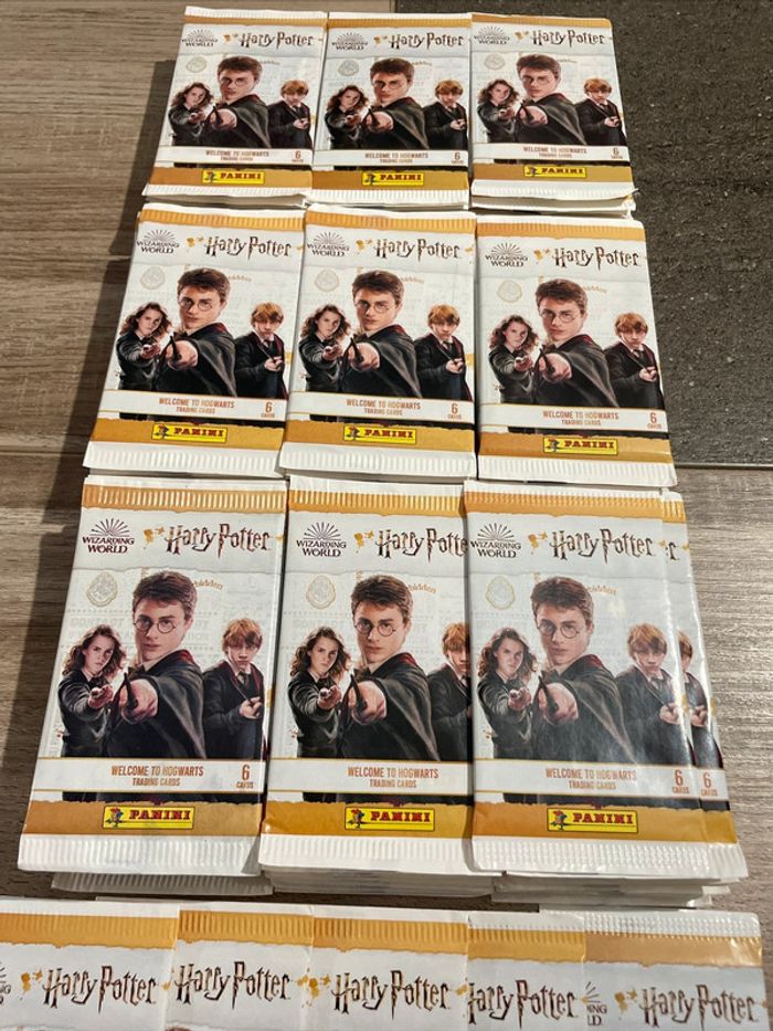 Lot 95 Packs Harry Potter Welcome To Hogwarts Trading Cards Panini Neuf - photo numéro 2