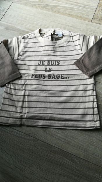 Tee shirt manches longues 12 mois