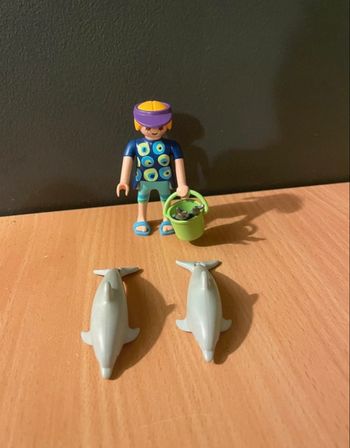 Lot vacancière et dauphins Playmobil n°5876