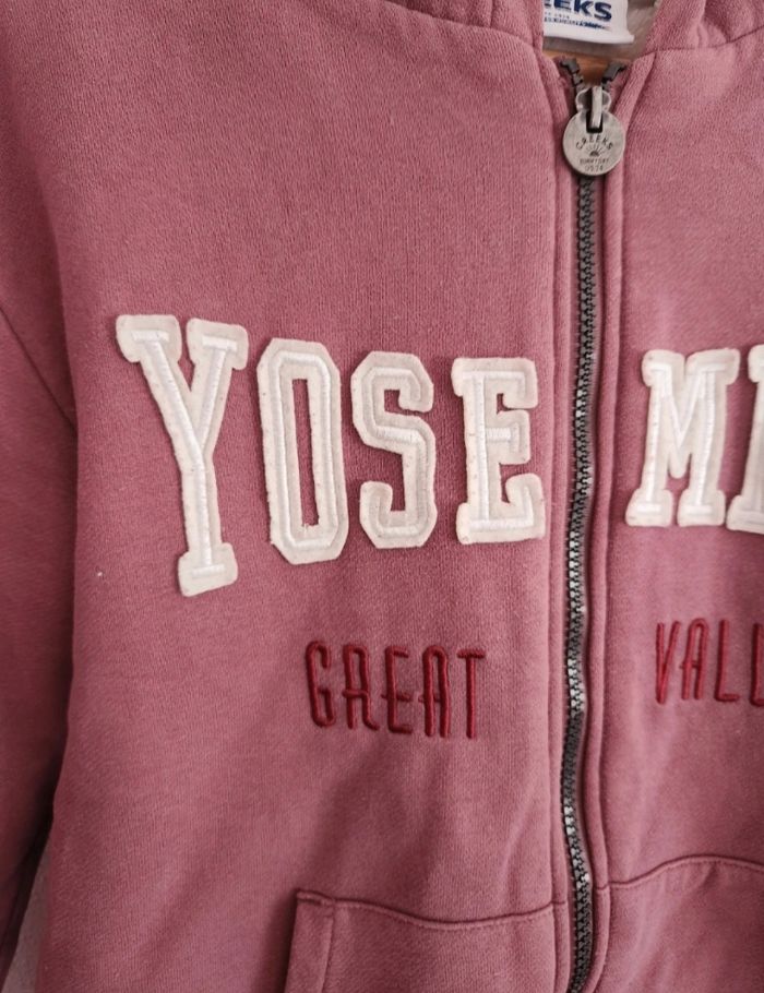 Veste zippée Creeks – Fille 16 ans, vieux rose - photo numéro 2