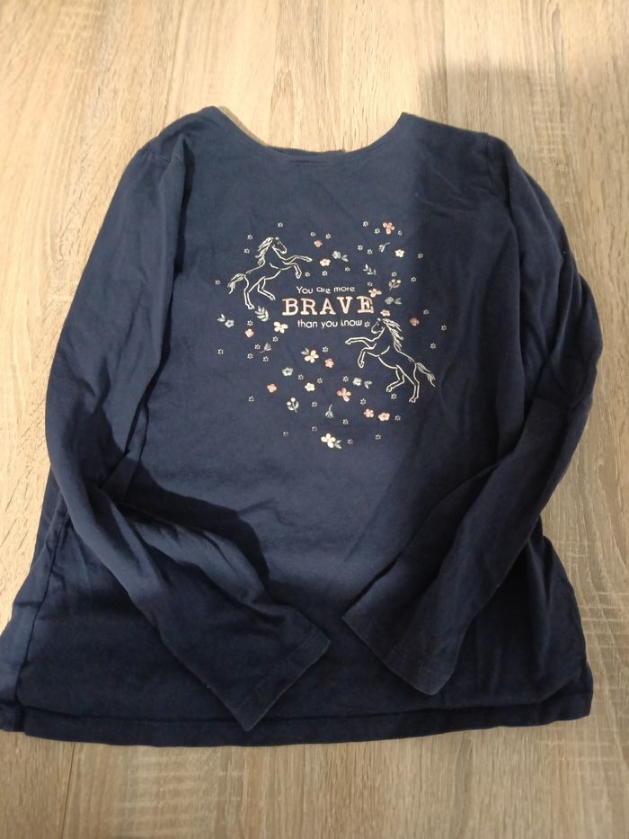 Lot t-shirt manches longues fille - photo numéro 3