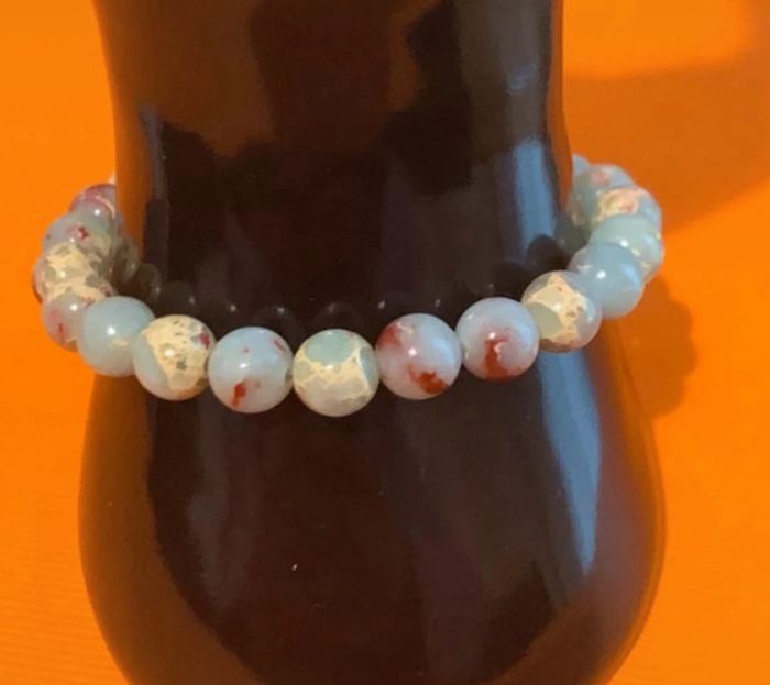 Bracelet vintage pierre natural 🍭🍭 - photo numéro 4
