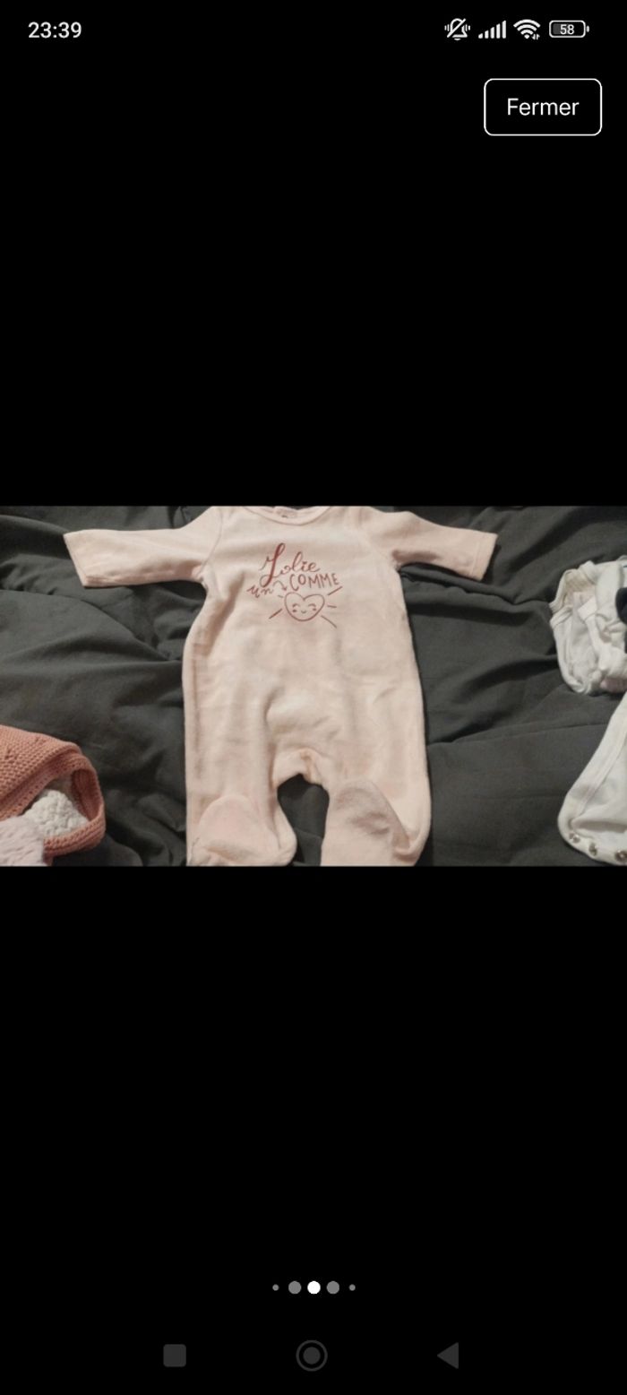 Lot de pyjama bébé fille - photo numéro 5