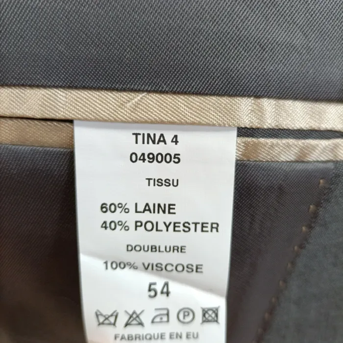 Veste de costume gris foncé Tina 4 Taille 54 A487 - photo numéro 14