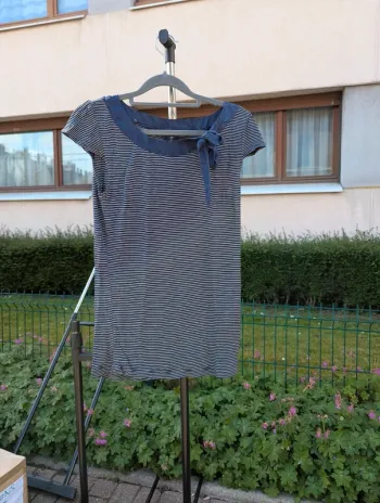 T-shirt marinière a noeud