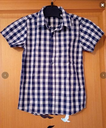 Chemise a carreaux bleu