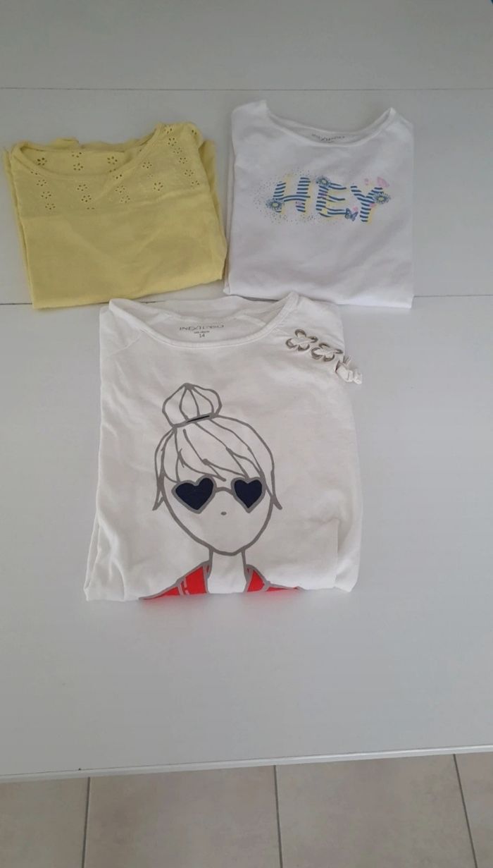 3 t shirts en 14 ans
