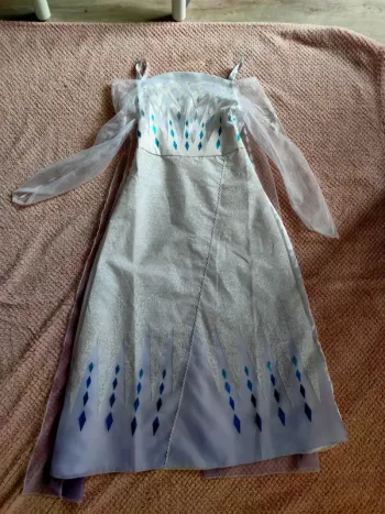 Robe Reine des neiges 10 ans