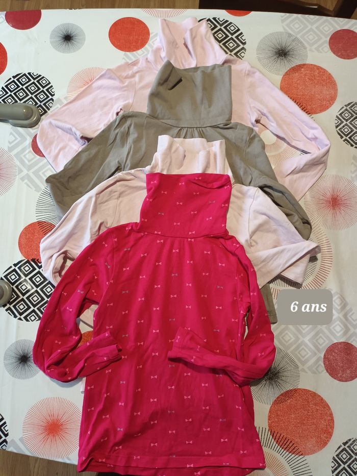 Lot 4 sous-pull 👧 taille 6 ans - photo numéro 2