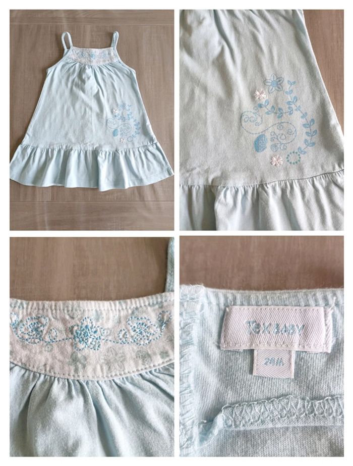 Robe d'été à bretelles Tex 24 mois - photo numéro 2