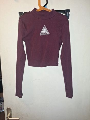 Tee-shirt court manches longues XS