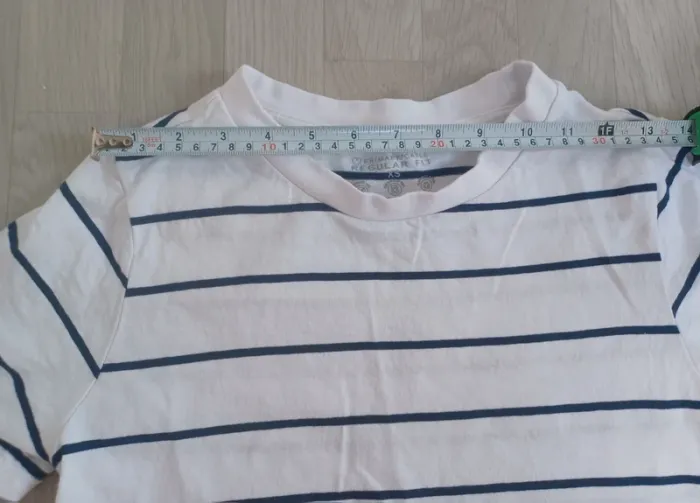 Lot de 2 T-shirt rayé primark en coton taille xs - photo numéro 10